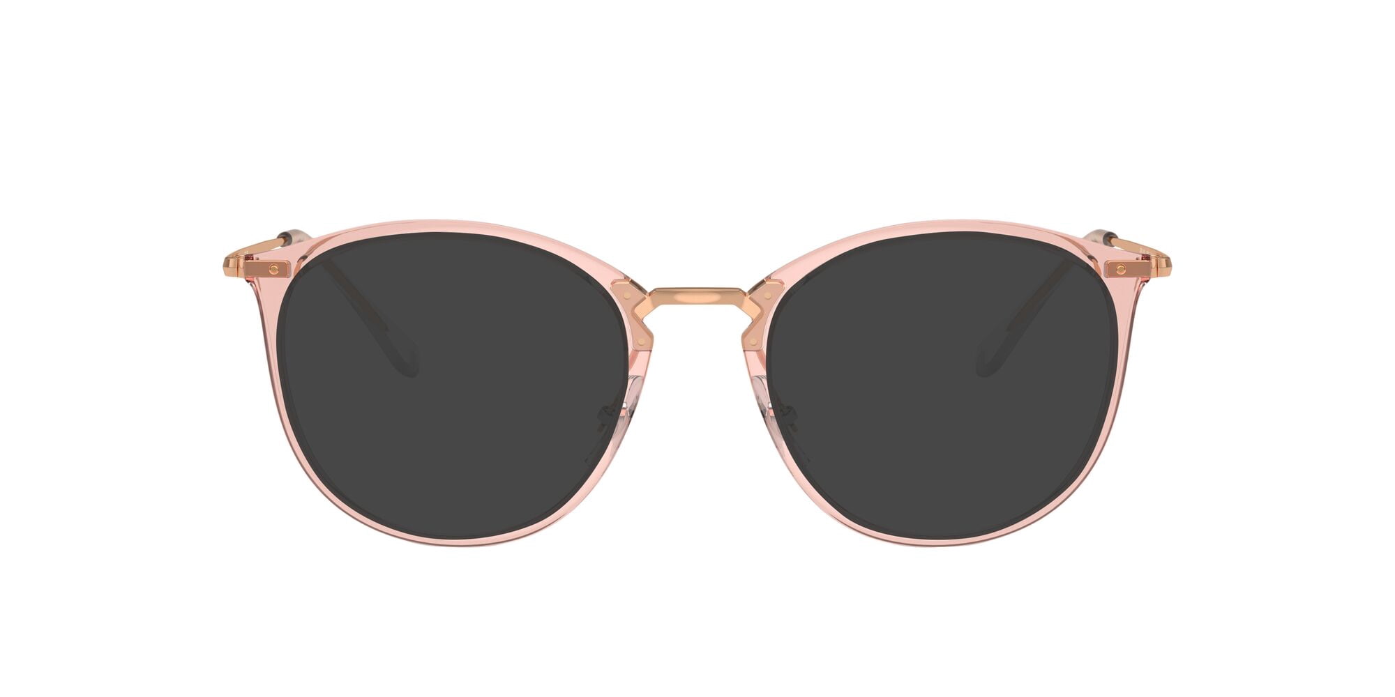 Ray-Ban Prescription Eyeglasses with Case, Transparent Pink with Demo Lens, Size 51