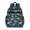 DarkBlue Cartoon Dinosaurs Rockets Pattern, variant on Black Colorful Dinosaurs Chalk Pattern Cute School Backpack Bag for School with Padded Back and Adjustable Shoulder Straps 15.25"x11.5"x5.25"