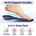 thumbnail image 2 of FitVille Men's Wide Toe Box Diabetic Slipper with Arch Support Comfortable Slipper for Men, 2 of 6