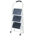 Stalwart Step Ladder Folding Cart Dolly White
