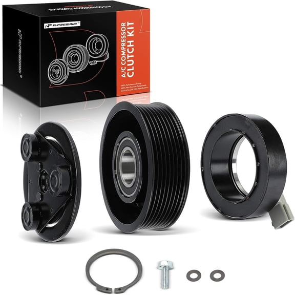 A-Premium Air Conditioner AC Compressor Clutch Kit Compatible with Dodge Ram 2500 3500 2006-2009, Ram 4500 5500 2008-2010, 5.9L 6.7L