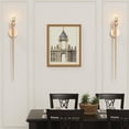 thumbnail image 2 of Candle Wall Sconce, 31.5inch Candle Sconces Wall Decor Set of 2, Long Wall Candle Holder Sconce with Battery Operated Candles Retro Chic Wall Sconces Candle Holder Decoration for Home Decor (Black), 2 of 7