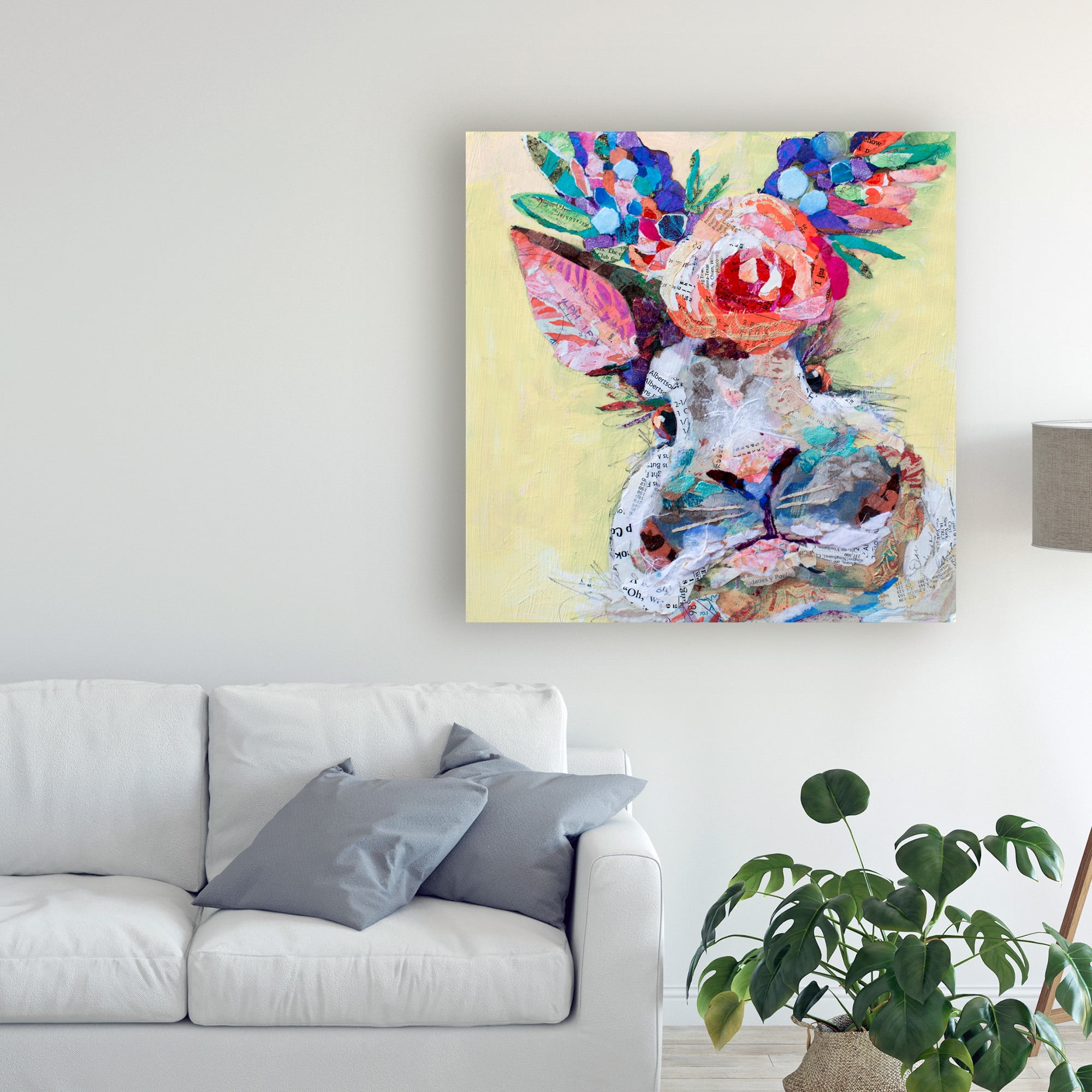 Trademark Fine Art 'Hip Hop Floral' Canvas Art by Elizabeth St. Hilaire
