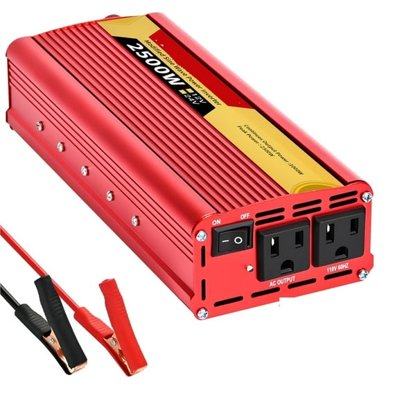 Onduleurs à Onde Sinusoïdale Modifiée 12V 110 60HZ 600W-2500W, Convertisseur de Fréquence Domestique Monté sur Véhicule, Plusieurs Protections