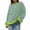 02-Green, variant on Women Oversized Striped Crewneck Sweatshirt Long Sleeve Color Block Pullover Tops Casual Loose Workout Shirt 02-Green XL