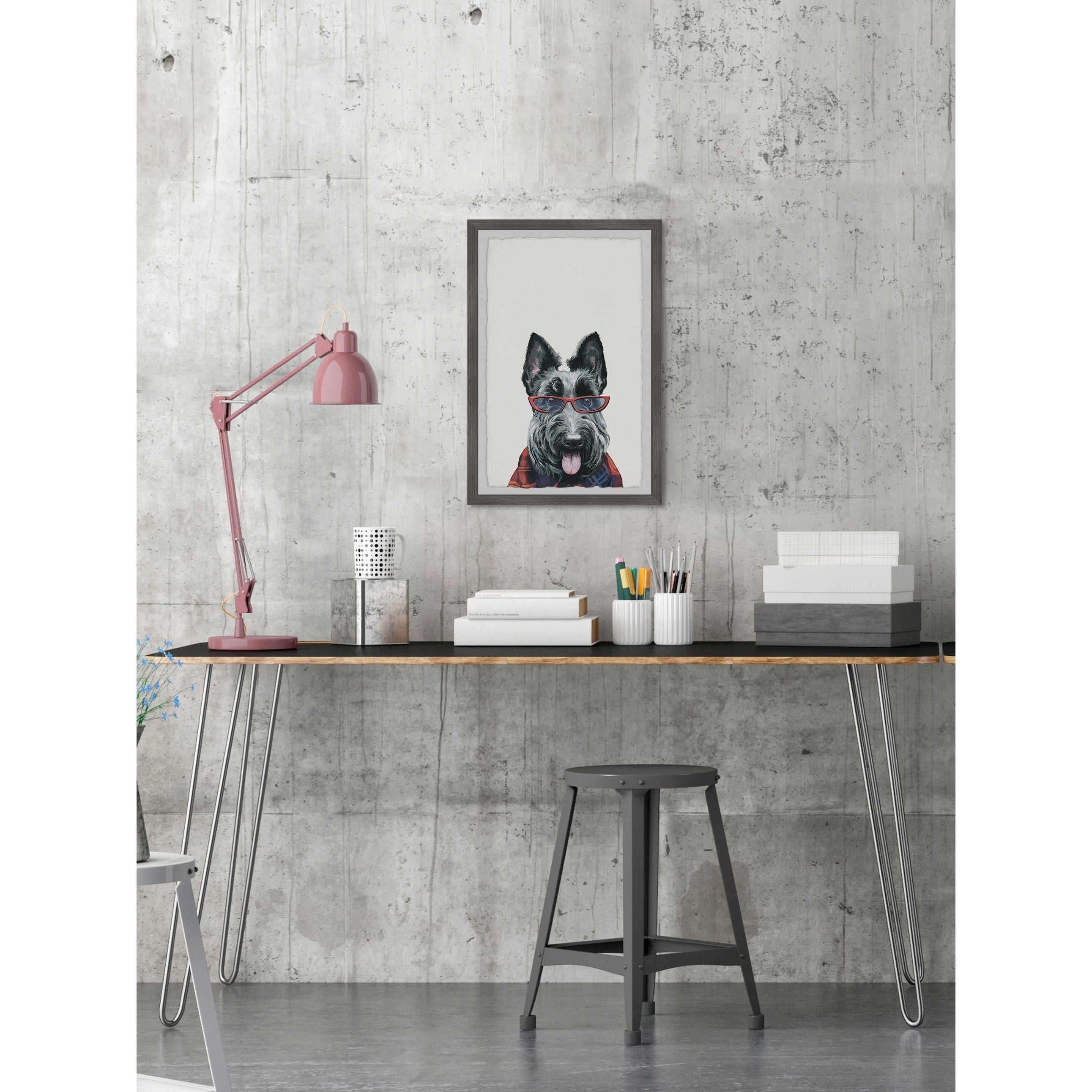 Marmont Hill "Jaunty Style" Framed Painting Art Print, 20.00" x 1.50"