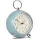 thumbnail image 1 of Silent bedside clock non-ticking desk clock analog alarm clock bedroom retro alarm clock simple loud retro alarm clock, ice blue with bright display, 1 of 5
