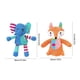 thumbnail image 5 of Juguete de peluche chirriante para perros, suave peluche de zorro y elefante, para mantener a los perros ocupados, ideal para masticadores agresivos, perros pequeños y medianos., 5 of 7
