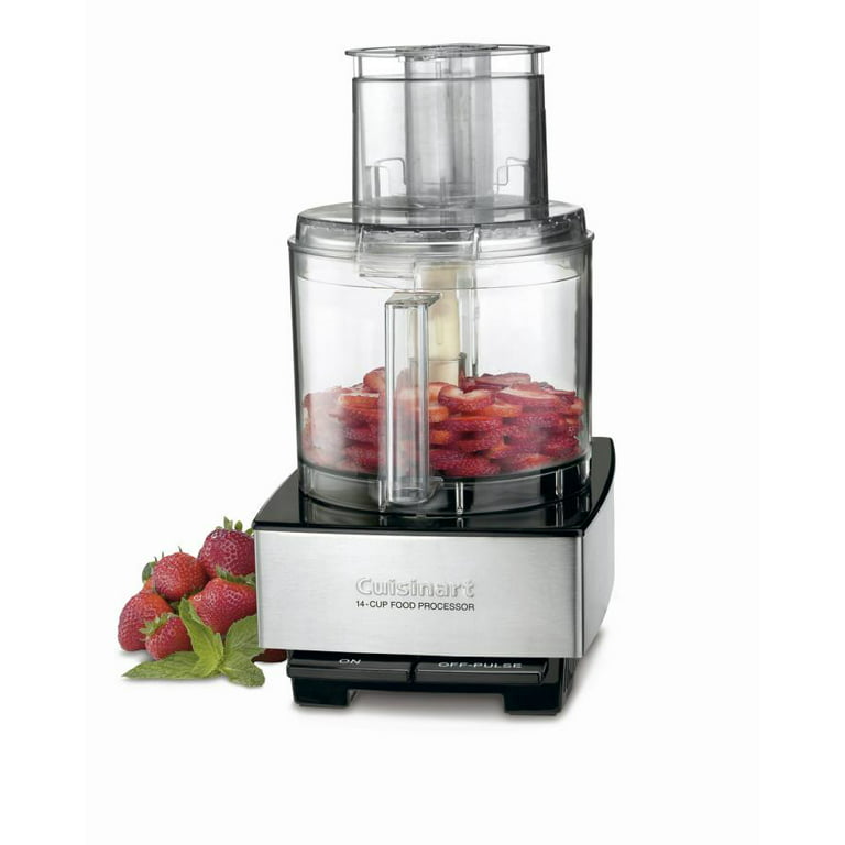 Cuisinart 14 Cup Brushed Stainless Steel Custom Food Processor 