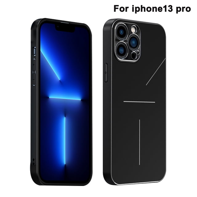 Adecuado para iphone13, Mini, Pro lens All-Inclusive Anti-Fingerprint Frosted Shell Apple 13pro Panel trasero de metal Funda para teléfono móvil Adepaton 222222-6