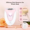 thumbnail image 6 of EXLEAF 2026 New Epilator for Women Facial Hair Removal Rechargeable,2 Speeds Hair Removal,Hair Removal Device with 36 Tweezers,Hair Removal for Women Legs/Face,Women'S Electric Shaver Smooth Skin, 6 of 8