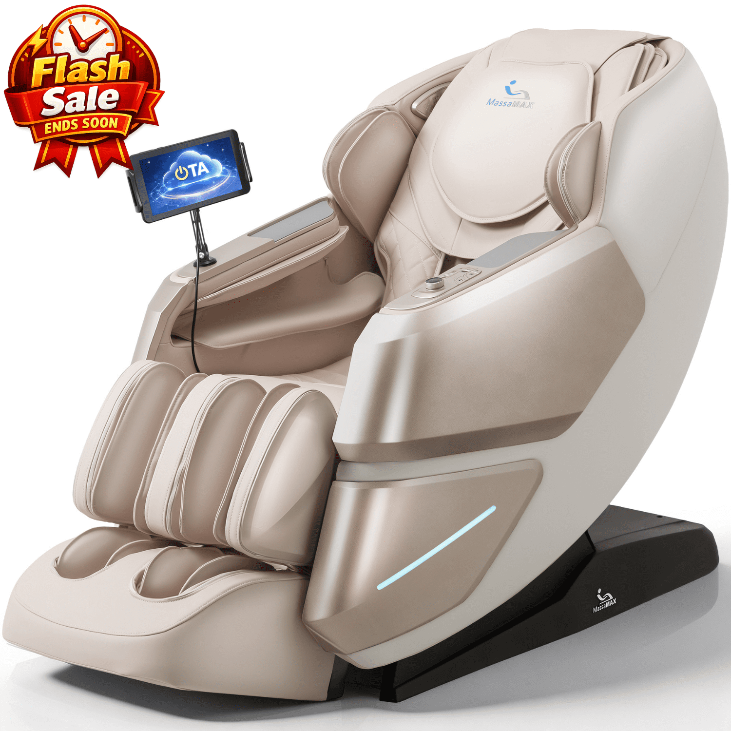 MassaMAX 4D Massage Chair, OTA Update & Electric Extendable