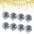 thumbnail image 3 of 4D Silver Foil Balloon, Smoother Surfaces 8Pcs Silver Leaf Balloons For Dance Clubs, 3 of 8