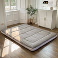thumbnail image 5 of Futon Mattress, Padded Japanese Floor Mattress Quilted Bed Mattress Topper, Extra Thick Folding Sleeping Pad, Queen Size, 5 of 6