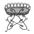 thumbnail image 1 of Estante de Metal en miniatura para niños, adorno de soporte, juguete para juego de imitación, Escena de jardín en miniatura, Mini macetero, estante Negro, 1 of 8