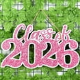 thumbnail image 4 of Graduation Decorations Class of 2026 Pink Graduation Decorations Rose Gold Class of 2026 Wooden Sign Graduate Photo Props for Grad Party Supplies, 4 of 7