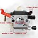 thumbnail image 4 of Hedge Trimmer Carburetor Kit with Gasket & Spark Plug for Various Models - Replaces 4237 120 0606, 4237 120 0618, C1Q-S225, 4 of 5