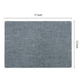thumbnail image 4 of Unique Bargains Faux Leather Table Placemats for Kitchen Dining Table Light Blue 17x12in, 4 of 7