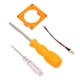 thumbnail image 4 of Kit de montaje de impresión 3D para ventilador, piezas de repuesto de marco impreso 3D profesional para consola de juegos, color naranja, 4 of 8