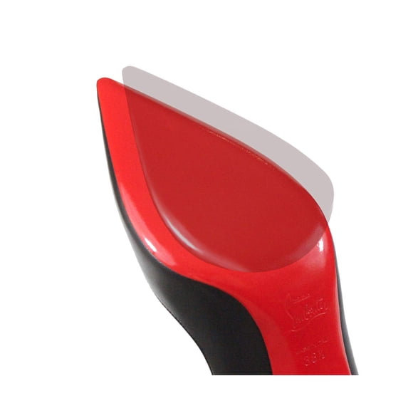 Paquete de 6 pegatinas protectoras de suela para zapatos de tacón alto - Fondos rojos transparentes 3M CL Christian Louboutin - Compatible con todos los tacones - 6 hojas para 3 pares de zapatos - Hoj
