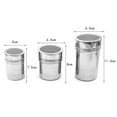 thumbnail image 6 of Tnobhg Stainless Steel Spice Sifter with Lid Fine Mesh Rotating Cover Seasoning Jar for Pepper Coffee Powder BBQ Spice Food Grade Salt Sugar Shaker Outdoor Camping & Kitchen Supplies, 6 of 8