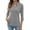 GrayA&04#0128L, variant on Garbnen Womens Polo Shirts 3/4 Sleeve Plaid Collared V Neck Women's Tops Work Fitted Color Block Woman Tunic Tops with Pocket