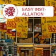 thumbnail image 4 of TEHAUX 100Pack Poster Hanging Strips Banner Hanging Disc ABS Round Advertising, 4 of 5