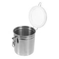 thumbnail image 6 of Milisten Silver Airtight Metal Storage Canister for Coffee Tea Kitchen Supplies, 6 of 8
