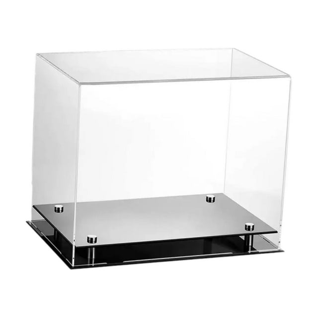 Vitrina de acrílico transparente Zulema para guantes de boxeo para hombres y mujeres 29,9 cm x 19,8 cm x 24 cm