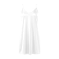 thumbnail image 3 of Pounoo Women's Sleepwear Dresses Spaghetti Strap V Neck Satin Chemise Dress Comfortable Stretchy Breathable Soft Fabric Night Sundresses Gift, 3 of 8