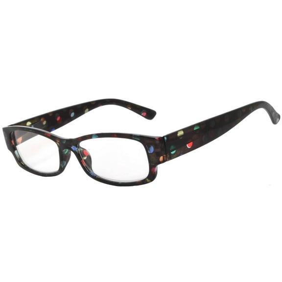 OWL® Reading Glasses - 2020 Ladies Pattern Frame / Black / Spring Hinge