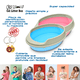 thumbnail image 5 of KE WOOW CAJA DE ARENA para Gatos ABIERTO, Arenero para Gato Grande con pared y Marco, Orinal Arena para Gato, Serie Areneros Abiertos, Inodoro para conejos, AZUL KE WOOW  Arenero Abierto, con marco superior, 5 of 10