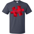thumbnail image 3 of Inktastic Autism Awareness Be Kind Red Puzzle Piece T-Shirt, 3 of 5