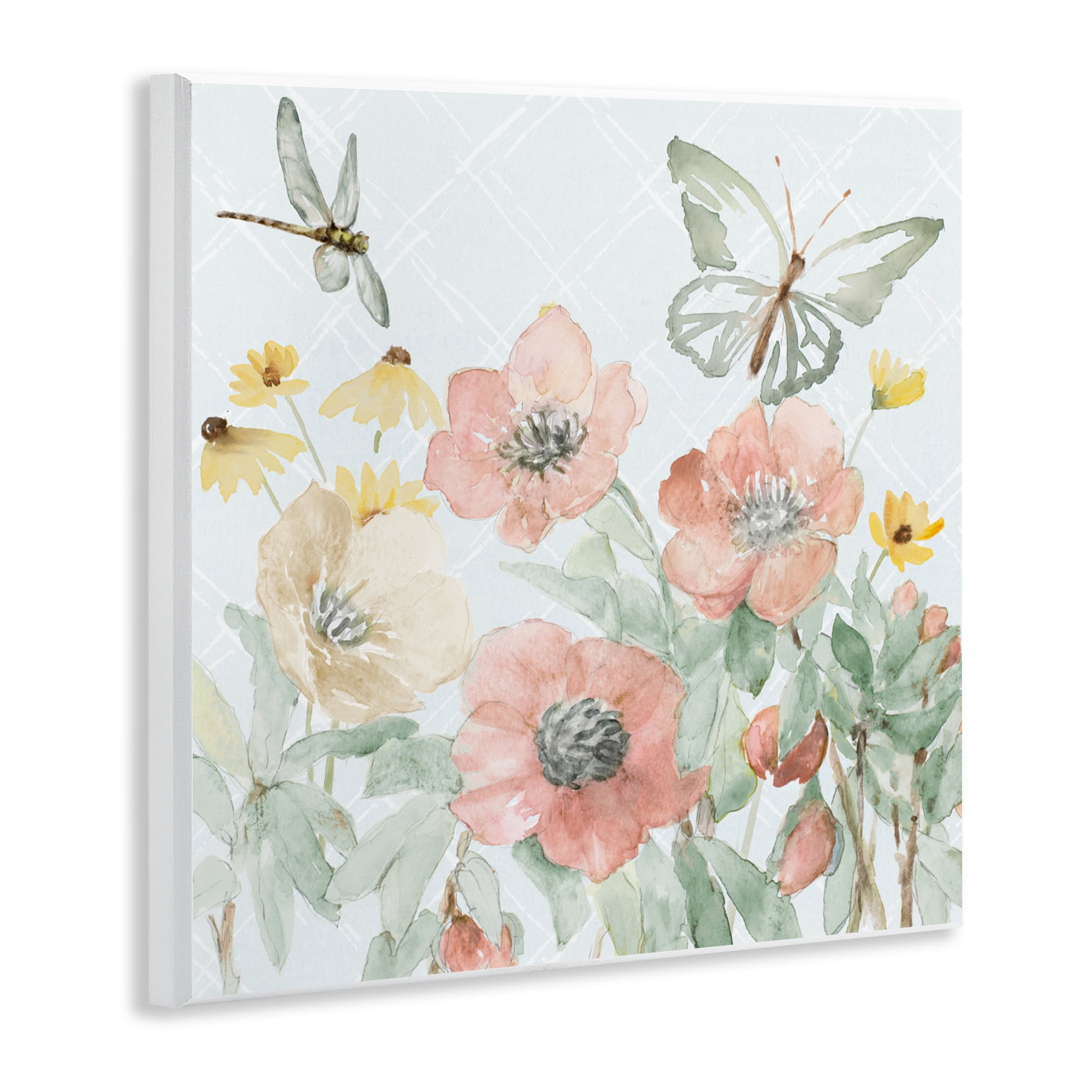 Stupell Industries Garden Joy Butterflies Wall Plaque Art, design by Lanie Loreth