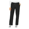 MED COUTURE Women Signature Drawstring Pant, Color: Black With Raspberry, Size: S (8705-BKRS-S)