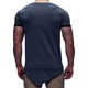 thumbnail image 5 of Camiseta holgada irregular rasgada para hombre Camiseta de manga corta con agujero ahuecado tholdsy FS7772-15, 5 of 7