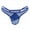Blue, variant on Mens Underwear Full Transparent Tulle Low-waist Hollow Ultra-thin Seamless Mesh Briefs