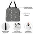 thumbnail image 2 of Kdxio Airplane Routes Around The World Print Insulated Lunch Bag,Reusable Tote Lunch Box for Women Men,Leakproof Cooler Lunch Bags for Work Office Travel Picnic, 2 of 6