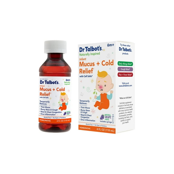 Dr. Talbot's Homeopathic Infant Mucus and Cold Relief with Cell Salts, 4 oz