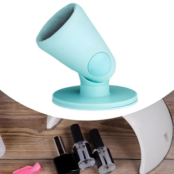 LAMIRO Nail Polish Bottle Rack Silicone Finger Polish Organizer Light Green