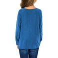 thumbnail image 5 of Ndbuld The Children's Place Girls' Long Sleeve Basic Layering T-Shirt Blue 130cm/51in 8Y, 5 of 7