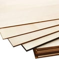 thumbnail image 4 of 15 Pack Unfinished Wood Sheets,Wood Thin Board for House Aircraft Ship Boat Arts and Crafts,DIY Ornaments, 4 of 9