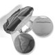 thumbnail image 5 of Yuarrent Bolsa de yoga de lona de gran capacidad, color gris, bellamente diseñada, se adapta a la mayoría de equipos de yoga, estera de yoga Uniforme atlético, 5 of 6