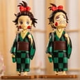 thumbnail image 3 of Demon Slayer Animation Peripheral Toys Flower Street Chapter Two Headed Carving Figure Model Kamado Tanjirou Agatsuma Zenitsu, 3 of 5