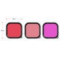 thumbnail image 4 of 3pcs Underwater Filter Lenses Kit Compatible with   8 Black Camera Waterproof Housing Case, 4 of 7