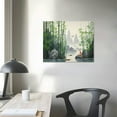 thumbnail image 3 of COMIO Traditional Chinese Painting Black and White Landscape Canvas Wall Art Bamboo Artwork, 3 of 4