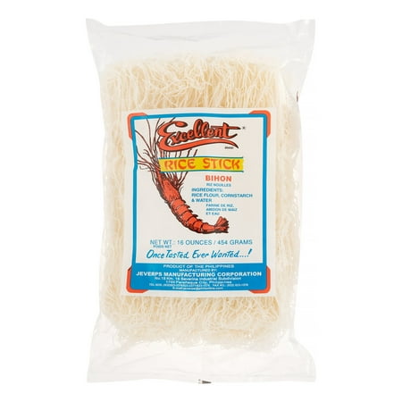 (2 Pack) Excellent Rice Stick Bihon (Large), 16 (Best Rice Vermicelli Brand)