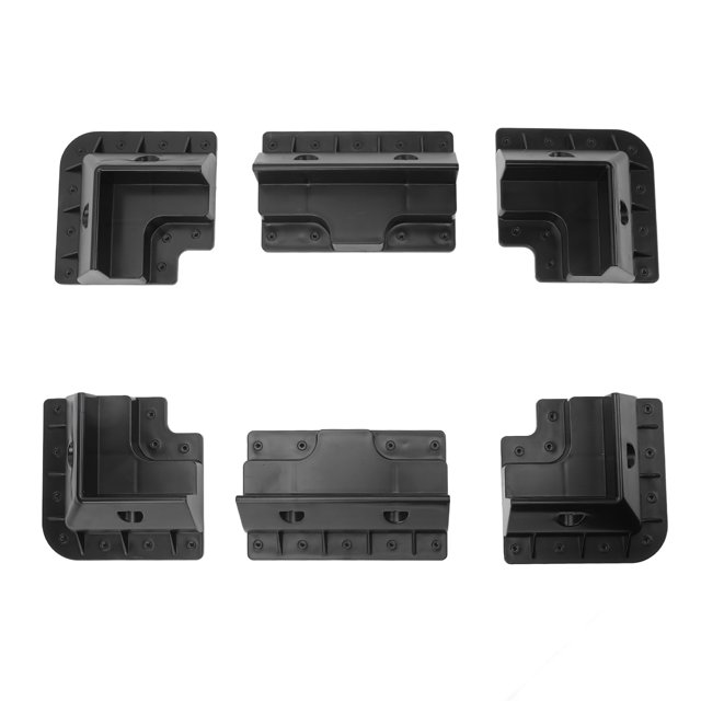 Solar Panel Mounting 6PCS Solar Panel Roof Corner Bracket Drill Free ABS Plastic Anti Aging For RV Boat