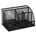 thumbnail image 1 of FlyFlise Table de Bureau 6-Grid Mesh Boîte de Rangement Notes Crayon Stand Table Organisateur Fournitures de Bureau, 1 of 5