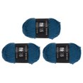 thumbnail image 1 of Uxcell 3Pcs Hilo de Algodón Hilo de Tejer Hilo de Crochet (87.5Yard x 2.5mm, Azul Marino), 1 of 6